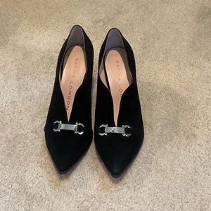 Sachs London Anais Black Suede Dress Pump Size 8.5